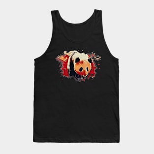 Panda bear art design Tank Top